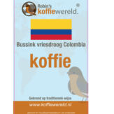 Bussink vriesdroog Colombia etiket