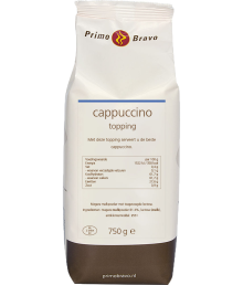 Primo Bravo Cappuccino Topping 750 gram Koffiewereld